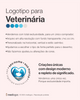 Desenvolvimento de logotipos para médicos veterinários e identidades visuais completas.