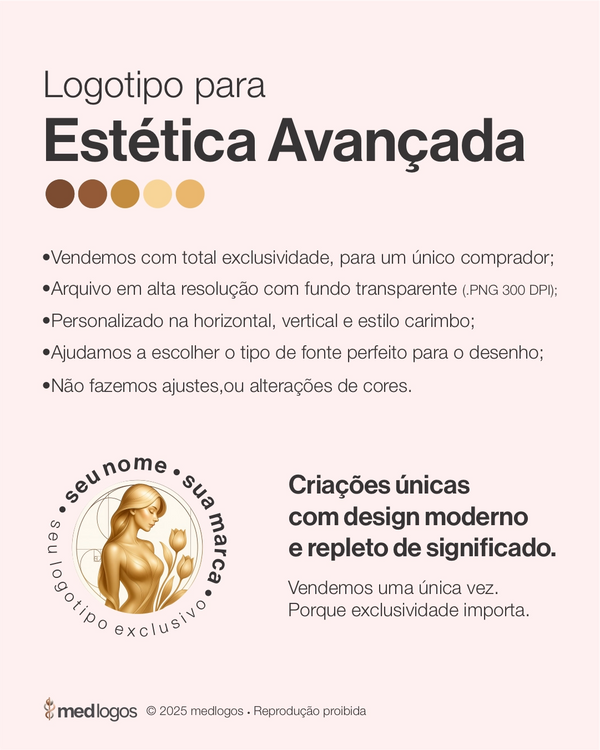 Logotipo para biomédica esteta