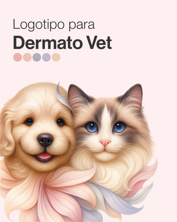 Logotipo para Dermatologia Veterinária