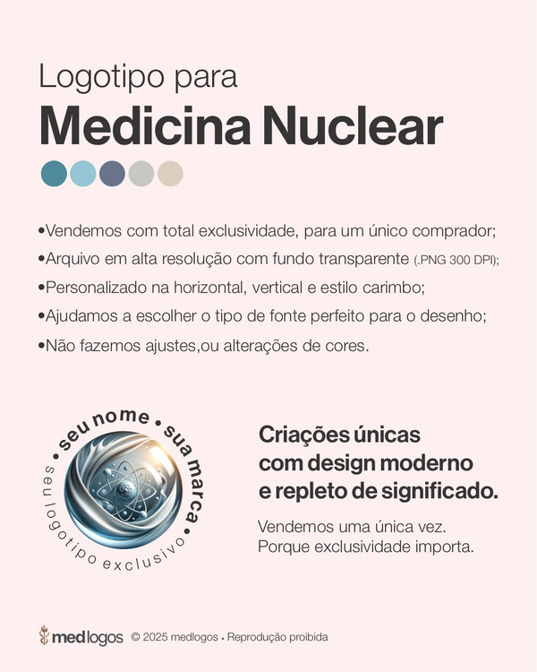 Logotipo para medicina nuclear