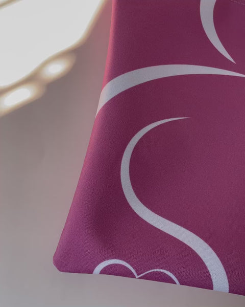 Bolsa médica personalizada em tecido, estilo pasta para exames e documentos.