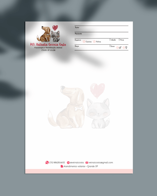 Receituário veterinário