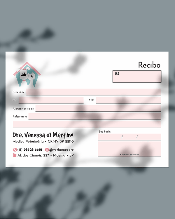Recibo veterinário