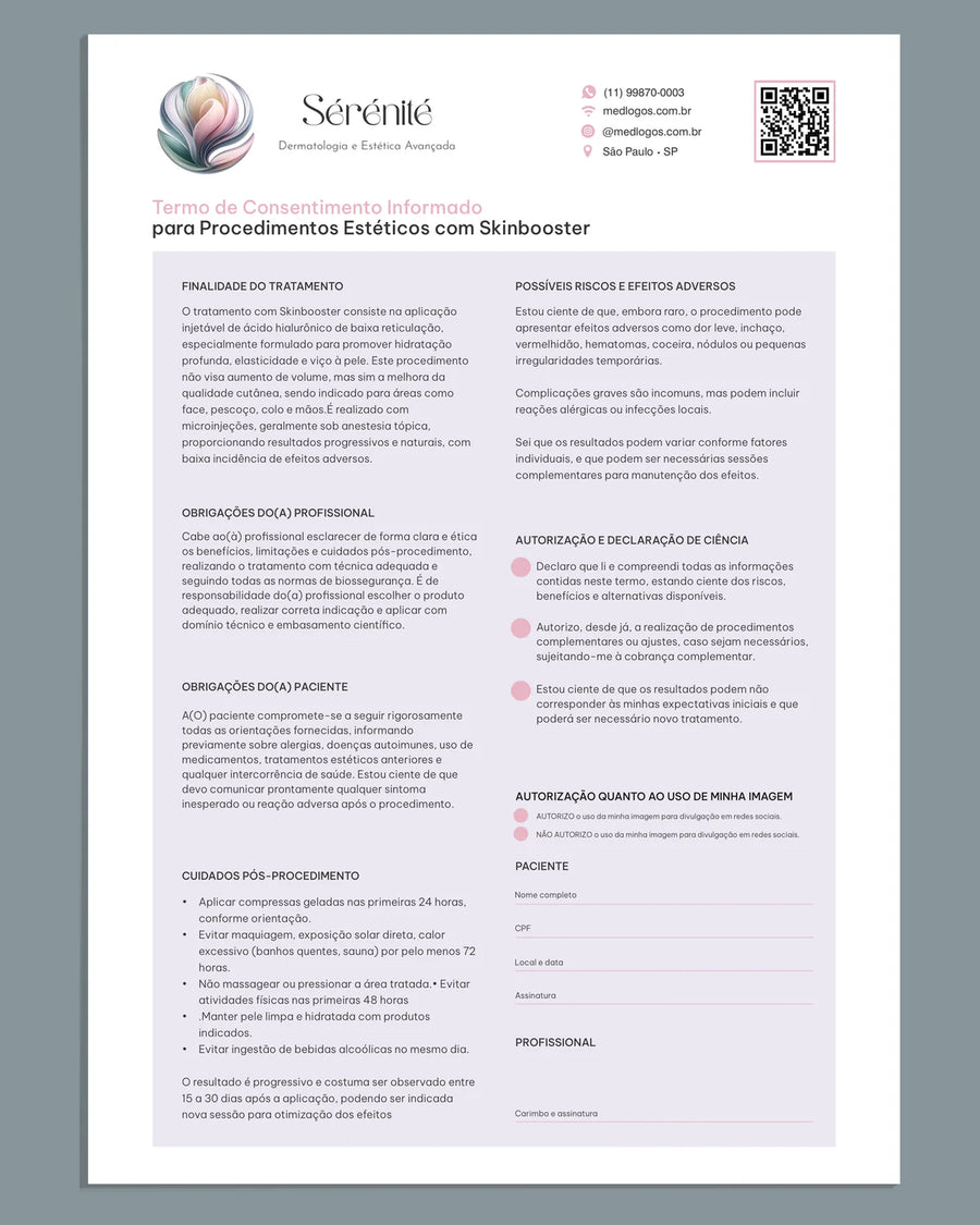 Termo de consentimento para microagulhamento