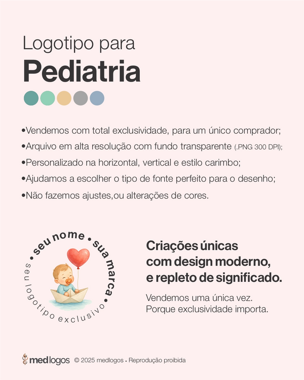 Logotipo para pediatria
